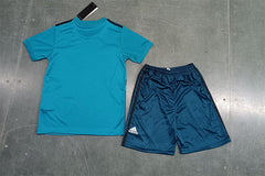 17-18 Retro Kids Real Madrid third Kit