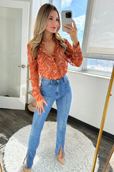 Avery Mesh Button down