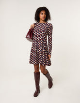 Crew Neck Mini Dress