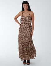 Soft Animal Print Wrap Dress