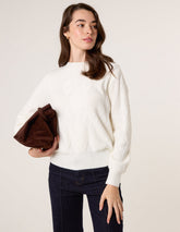 Argyle Texture Knit Jumper