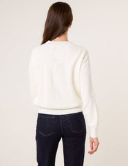 Argyle Texture Knit Jumper