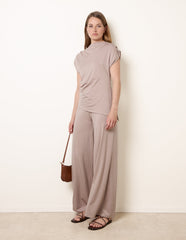 Soft Jersey Asymmetric Hem Set