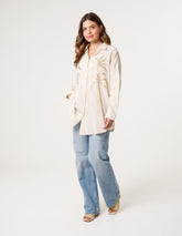 Shirt With Golden Palm Trees