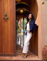 Scarf Belt Trousers