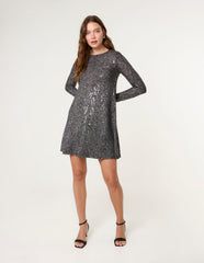 Sequin Swing Dress