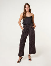 Draw Cord Metallic Trousers