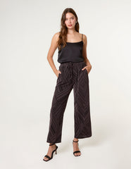 Draw Cord Metallic Trousers