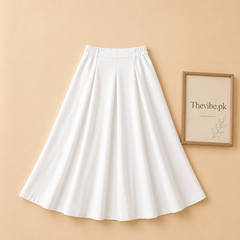 BEIGE SKIRT TWILL