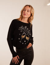 Champagne Glass Christmas Jumper