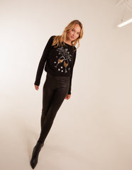 Champagne Glass Christmas Jumper