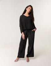 Sparkle Wide Leg Trousers