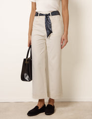 Scarf Belt Trousers