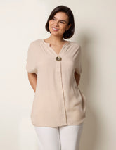 Short-Sleeve Tunic Top