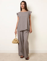 Two Piece Gingham Set