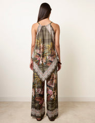 Palm Tree Print in Two Piece Set