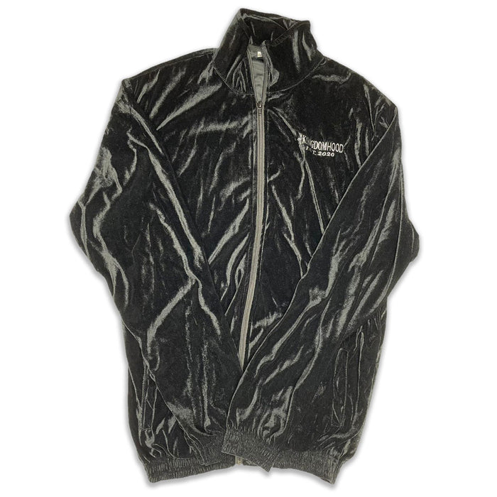 velour track suit