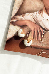 Marris Earrings - White