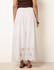 Crochet Detailed Maxi Skirt