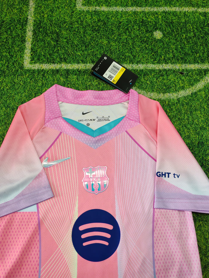 25-26 Kid FC Barcelona Pink edition