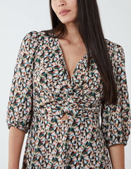 Knot Front Keyhole Dress