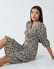 Knot Front Keyhole Dress