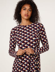 Crew Neck Mini Dress