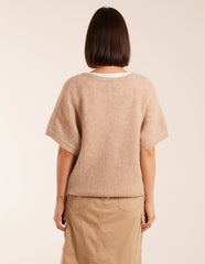 V-Neck Knitted Top