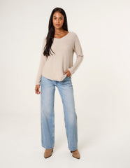 Soft Touch V-Neck Jumper