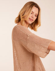 V Neck Crochet Top