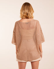 V Neck Crochet Top