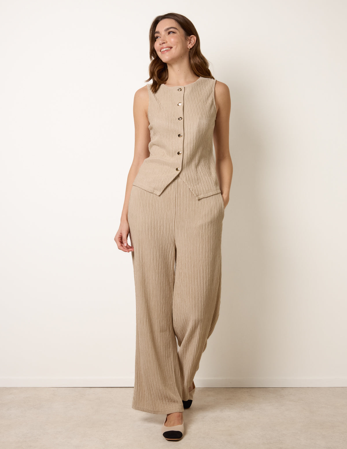 Wide Leg Trousers