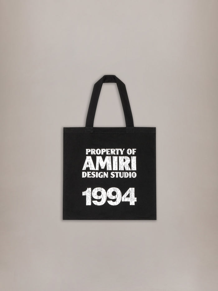 AMIRI 1994 CANVAS TOTE BAG - Black - AMIRI
