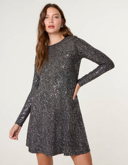 Sequin Swing Dress
