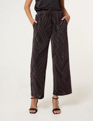 Draw Cord Metallic Trousers
