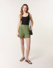 Shorts With Pleated Design