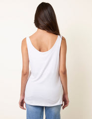 Sleeveless Cowl Neck Viscose Jersey Top