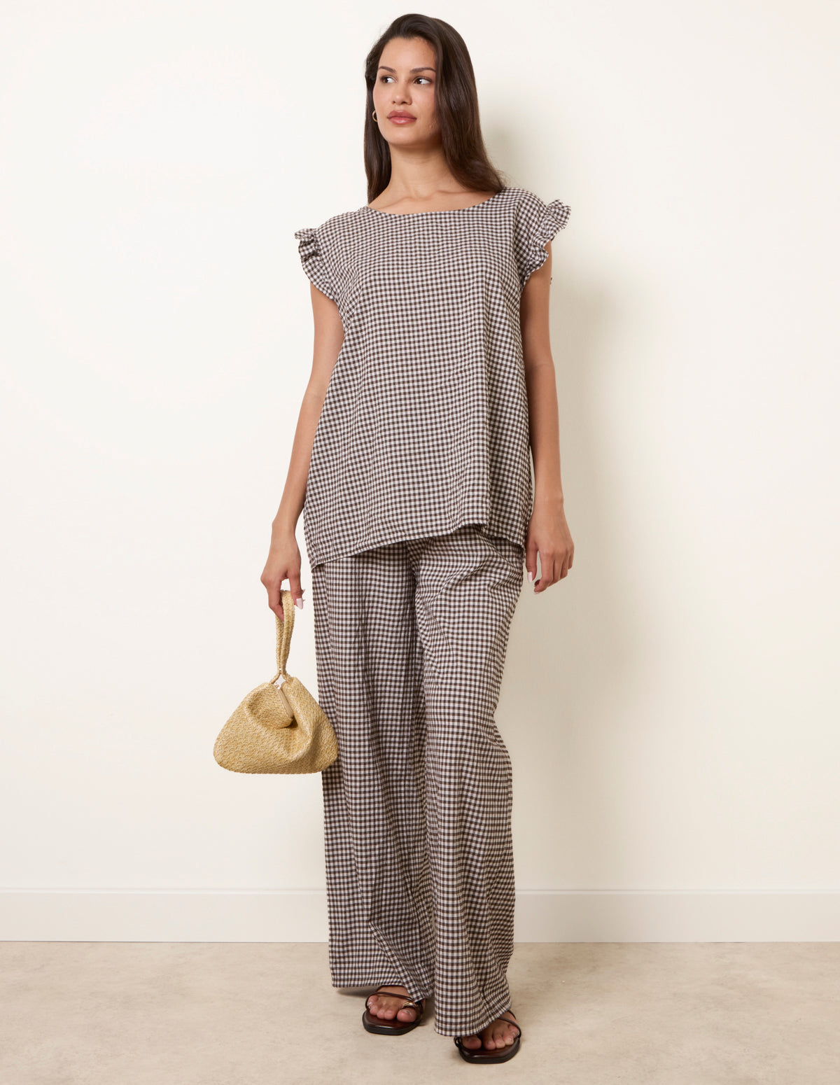 Two Piece Gingham Set