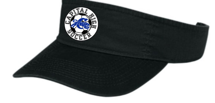 Capital High Soccer Sport Tek Racermesh Visor STC27