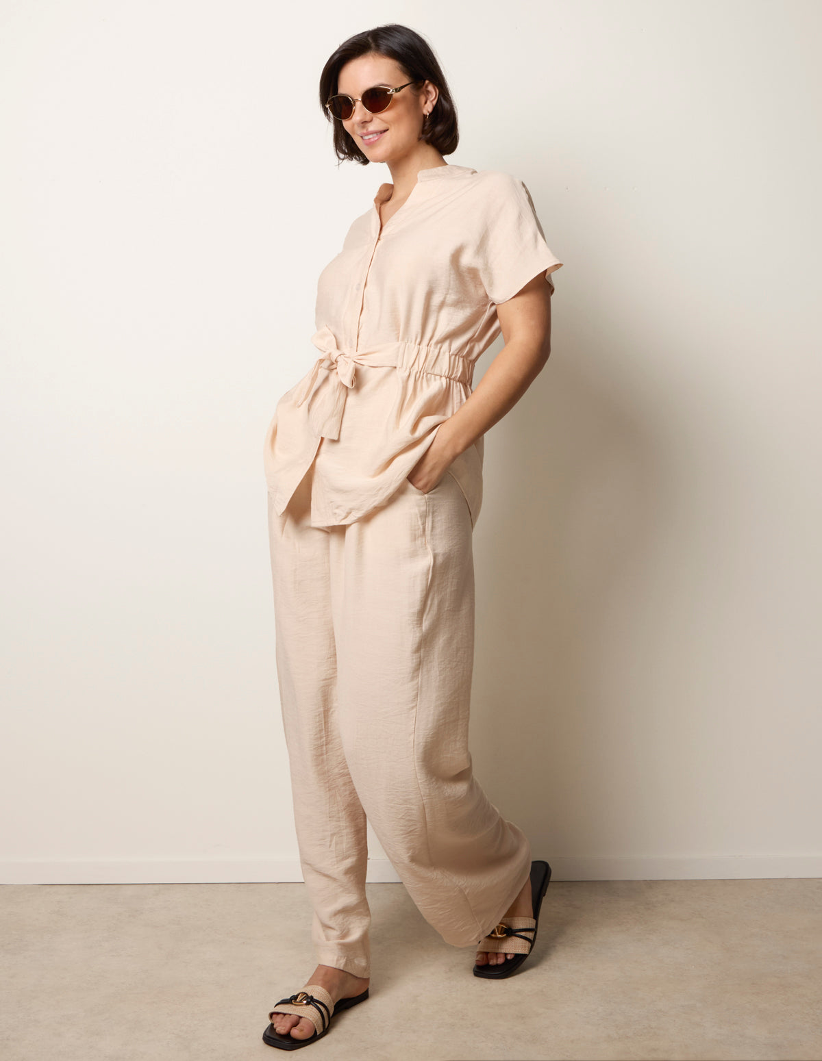 Two Piece Belted Co-Ord Set