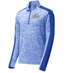 Chas Cougars Sport-Tek® PosiCharge® Electric Heather Colorblock 1/4-Zip Pullover St397