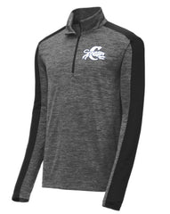 Chas Cougars Sport-Tek® PosiCharge® Electric Heather Colorblock 1/4-Zip Pullover St397