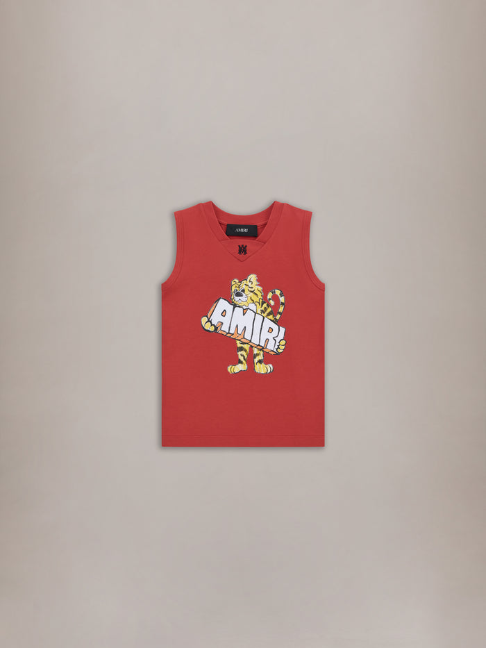 KIDS - KIDS' AMIRI TIGER TANK - Ruby - AMIRI