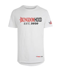 Kingdomhood swoop bottom 1 Peter 2:9 T shirt