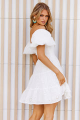 Lessons Learnt Mini Dress - White