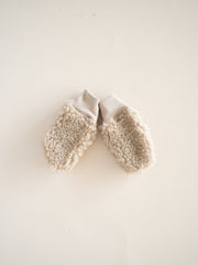 MERINO WOOL TEDDY MITTENS