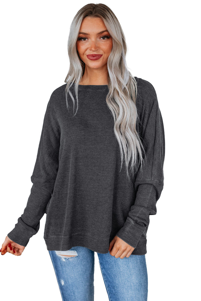 Dark Grey / S / 60%Cotton+40%Polyester