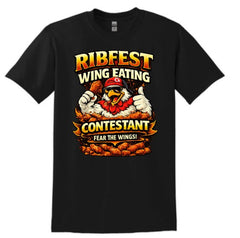 OFFICIAL Ribfest Wing Eating Contestant shirt