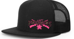 Richardson Acrylic-Wool Blend Flatbill Trucker  511 YoungGuns Girls