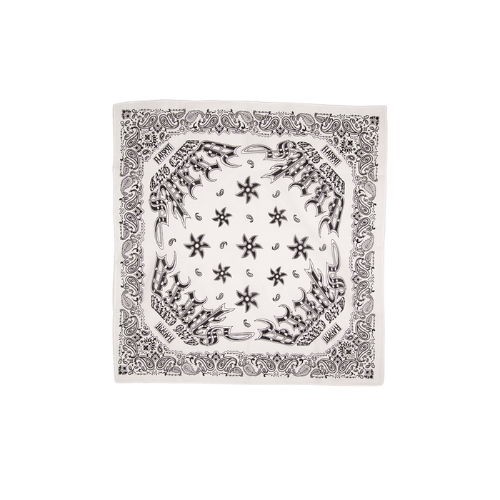 Speed Bandana - Black on White